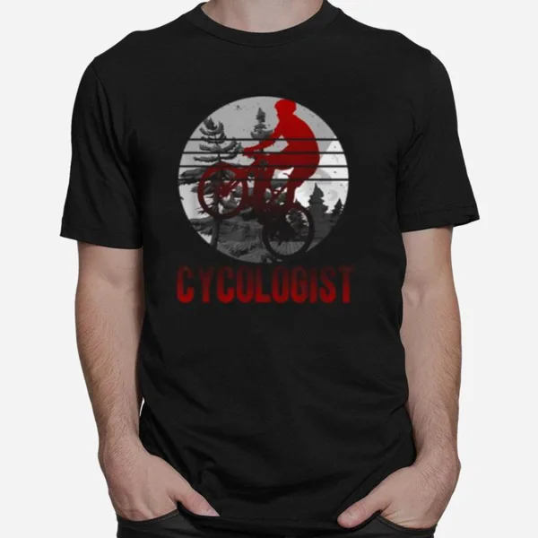 Cycologist Funny Retro Bike Vintage Cycling Bicycle Lovers Unisex T-Shirt