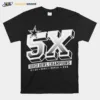 Dallas Cowboys 5X Super Bowl Champions Unisex T-Shirt