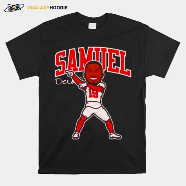 Deebo Samuel San Francisco 49Ers Toon Signature Unisex T-Shirt
