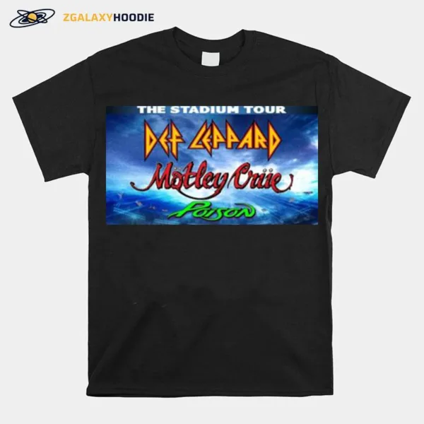 Def Leppard Shared Video Recap Of Stadium Tour Kick Off Unisex T-Shirt