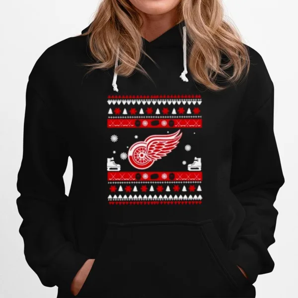 Detroit Red Wings Logo Ugly Christmas Unisex T-Shirt