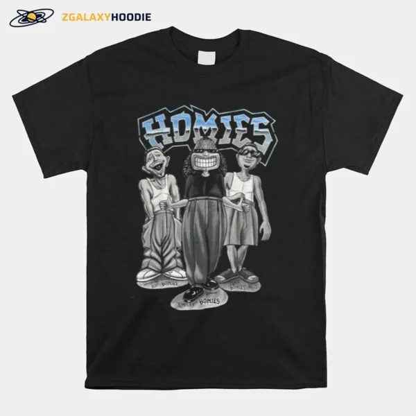 Dga Homies Smiley Trio Graphic Unisex T-Shirt
