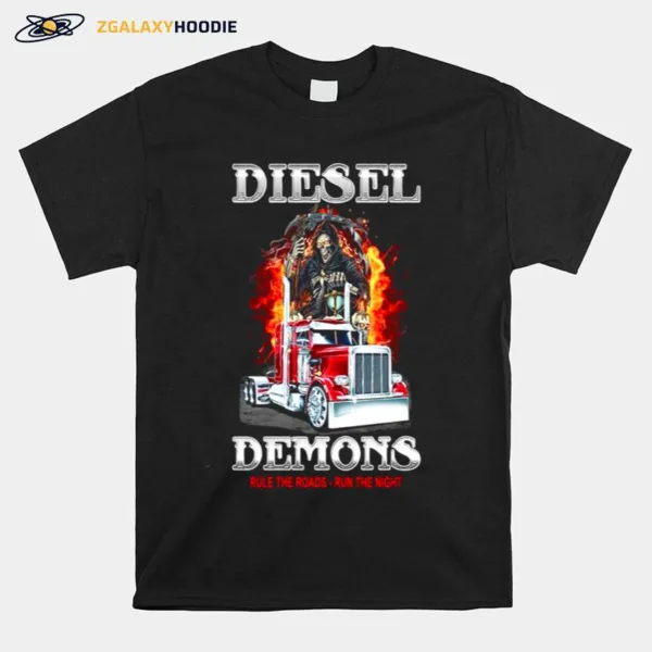 Diesel Demons Rule The Roads Run The Night Unisex T-Shirt