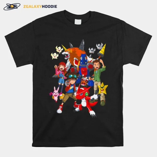 Digital Monsters Tees Fan Art Awesome Gift For Lovers Digimon Unisex T-Shirt