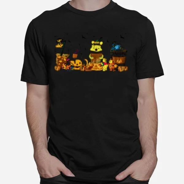 Disney Characters Fall Halloween Unisex T-Shirt