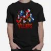 Disney Evil Vintage Character Collage Unisex T-Shirt