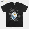 Disney Frozen Olaf Smile Snowflake Christmas Unisex T-Shirt