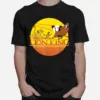 Disney Lion King Sunset Geometric Pride Graphic Unisex T-Shirt