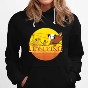 Disney Lion King Sunset Geometric Pride Graphic Unisex T-Shirt