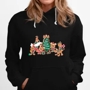 Disney Mickey Minnie Goofy Pluto Chip Dale Christmas Tree Unisex T-Shirt