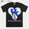 Disney Mickey Mouse Hug Kentucky Wildcats Hear Unisex T-Shirt