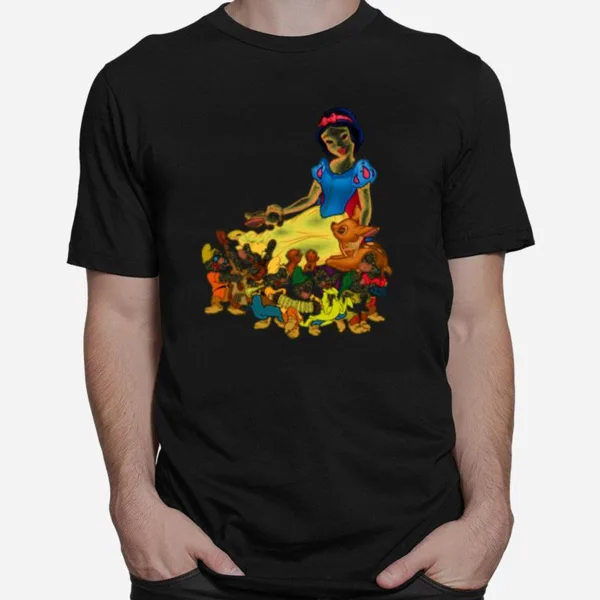 Disney Snow White And The Seven Dwarfs Cartoon Unisex T-Shirt