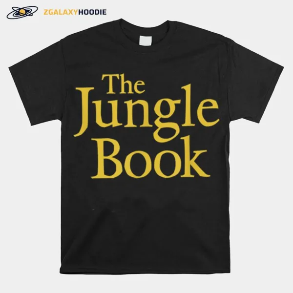 Disney The Jungle Book Simple Text Logo Unisex T-Shirt