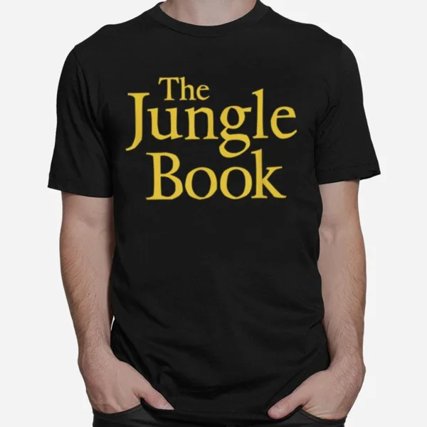 Disney The Jungle Book Simple Text Logo Unisex T-Shirt