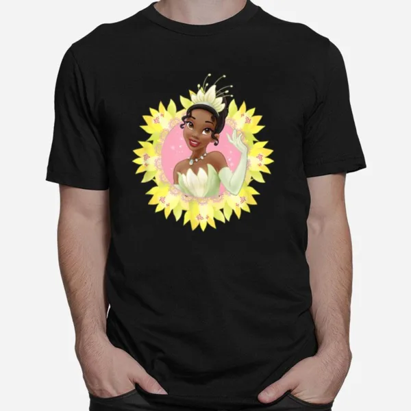 Disney The Princess And The Frog Tiana Sunflower Circle Unisex T-Shirt