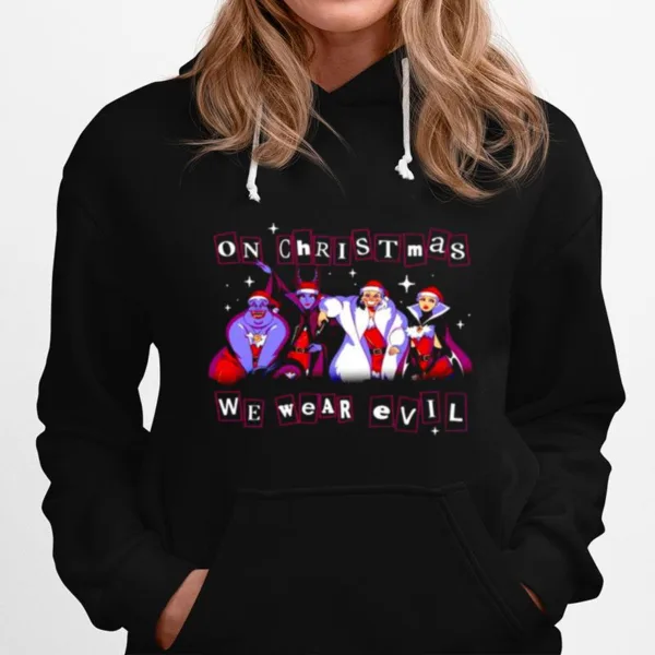 Disney Villain On Christmas We Wear Evil Unisex T-Shirt