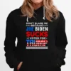 Don't Blame Me Cuz Joe Biden Sucks I Voted For Trump 2024 Usa Flag Unisex T-Shirt