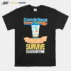 Dutch Bros Coffee Helping Me Survive Quarantine Coronavirus Unisex T-Shirt