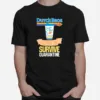 Dutch Bros Coffee Helping Me Survive Quarantine Coronavirus Unisex T-Shirt