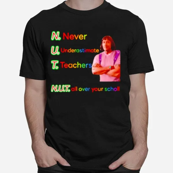 Dwayne Johnson Never Underestimate Teachers Unisex T-Shirt