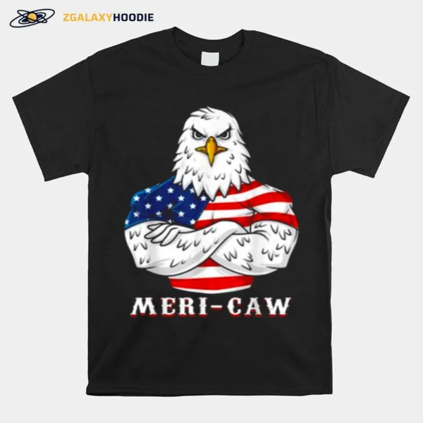 Eagle Mericaw 4Th Of July Patriotic Unisex T-Shirt