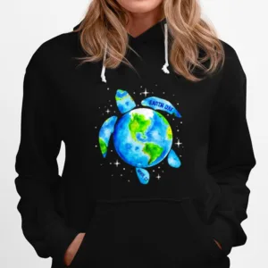 Earth Sea Turtle Art Save The Planet April 22 Unisex T-Shirt