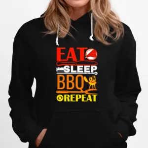 Eat Sleep Bbq Repeat Barbecue Unisex T-Shirt