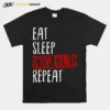 Eat Sleep Stop Goals Repeat Goalie Field Hockey Unisex T-Shirt