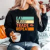 Eat Sleep Trade Repeat Vintage Unisex T-Shirt