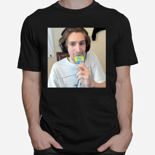 Eating Ice Cream Popsicle Xqc Unisex T-Shirt