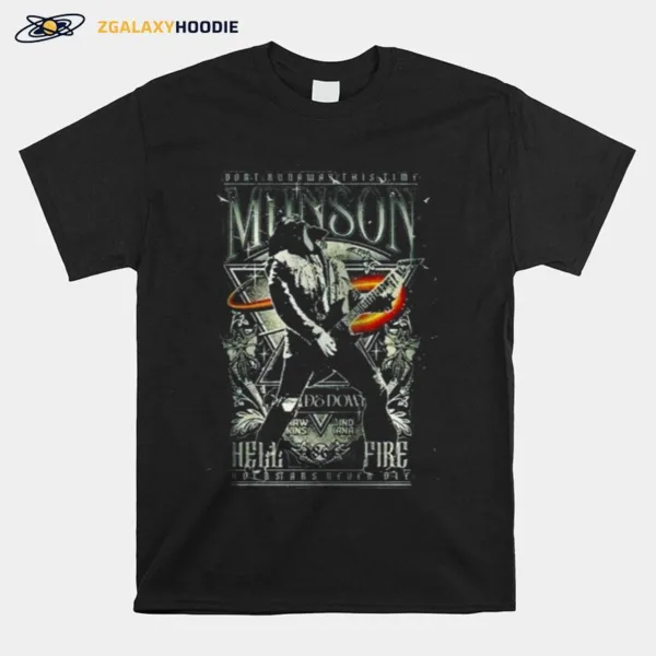 Eddie Munson Don't Run Away This Time Hell Fire Vintage 90S Unisex T-Shirt