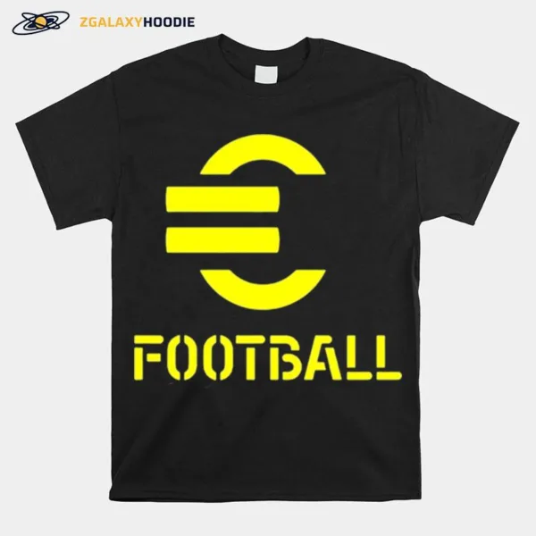 Efootball Yellow Pro Evolution Soccer Unisex T-Shirt