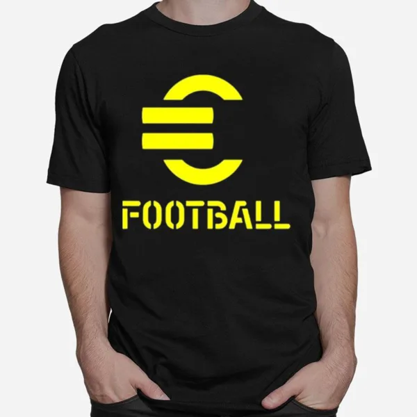 Efootball Yellow Pro Evolution Soccer Unisex T-Shirt