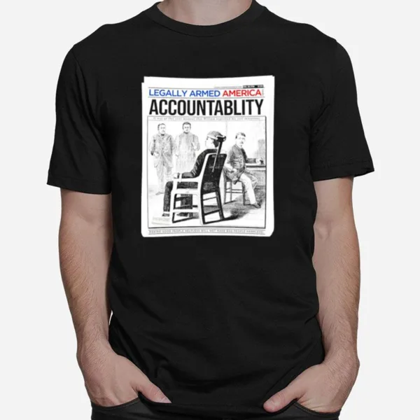 Electric Chair Accountability Unisex T-Shirt