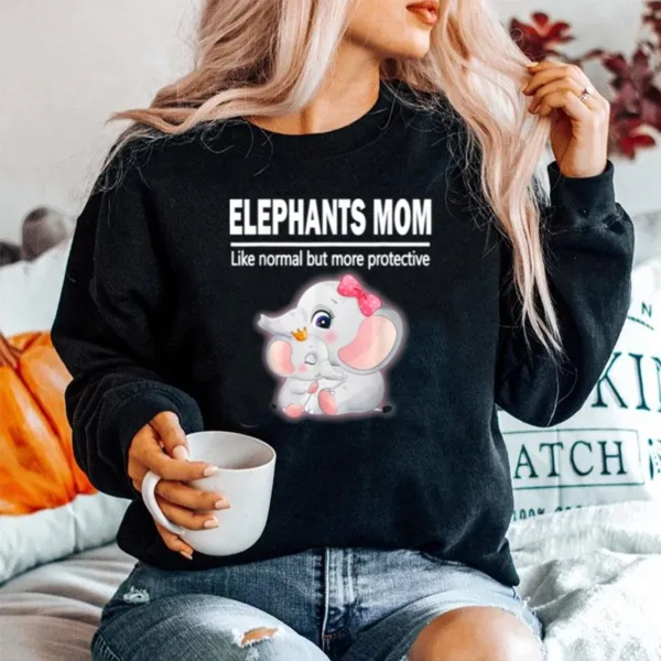 Elephant Baby Elephant Mom Unisex T-Shirt