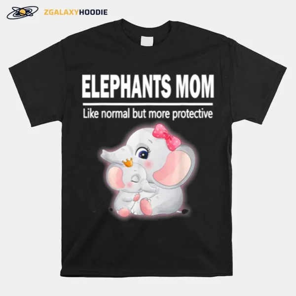 Elephant Baby Elephant Mom Unisex T-Shirt