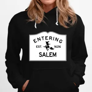 Entering Salem Massachusetts   Commonwealth Of Massachusetts Sign   The City Of Witches Classic T Sh Unisex T-Shirt