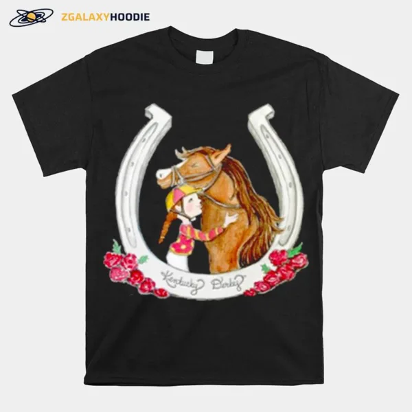 Entucky Derby Horse Hug Fringe Unisex T-Shirt