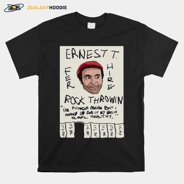 Ernest Bass Fer Hire Maglietta Vintage Unisex T-Shirt