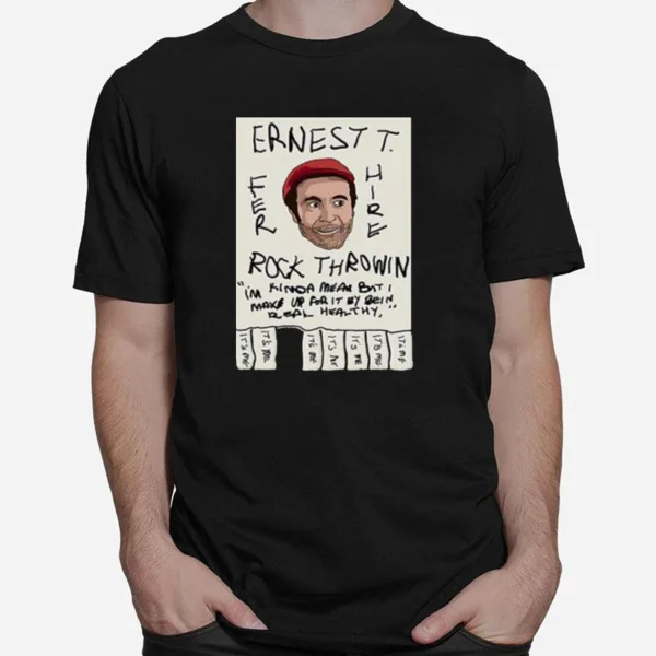 Ernest Bass Fer Hire Maglietta Vintage Unisex T-Shirt