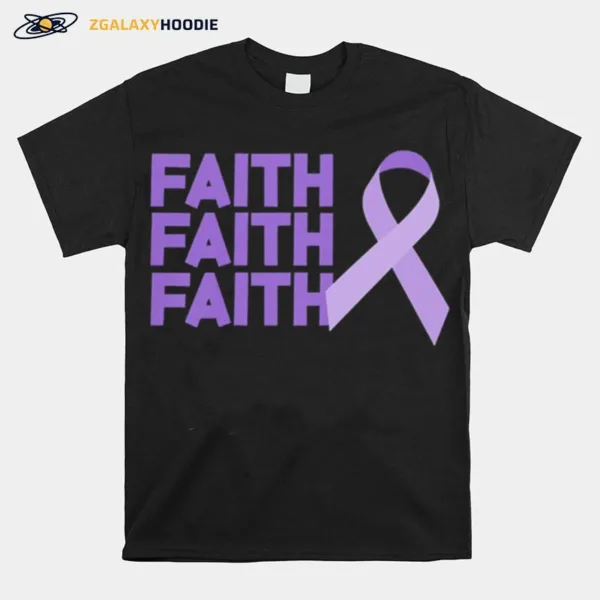 Faith Faith Faith Domestic Violence Awareness Unisex T-Shirt