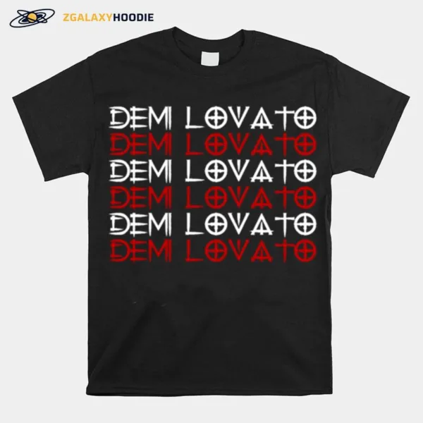 Font Art Demi Lovato Rock Holy Fvck Unisex T-Shirt