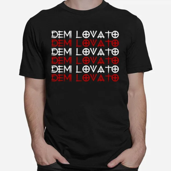 Font Art Demi Lovato Rock Holy Fvck Unisex T-Shirt