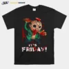 Friday 13Th Funny Halloween Horror Graphic Horror Movie Cartoon Style Unisex T-Shirt