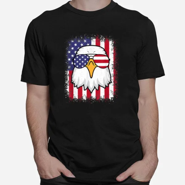 Funny 4Th Of July American Flag Usa Patriotic Eagle T B0B45Qrkt6 Unisex T-Shirt