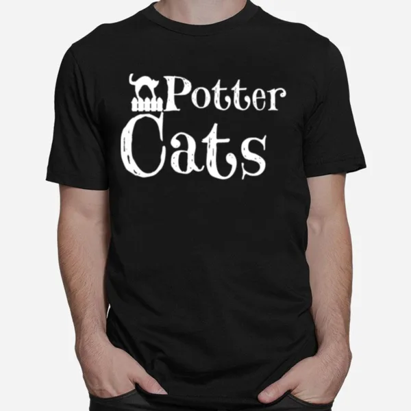 Funny Gifts Potter Cats Harry Pawter  For Cat Lovers Classic Unisex T-Shirt