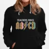 Funny Teacher Abcd Rocks Back To School Teachers Rock Abcd Unisex T-Shirt