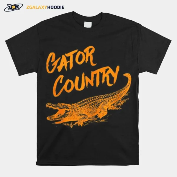 Gator Country Orange Script Unisex T-Shirt