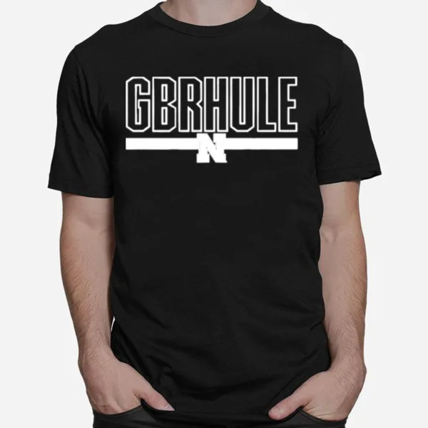 Gbrhule Nebraska Cornhuskers Football Unisex T-Shirt