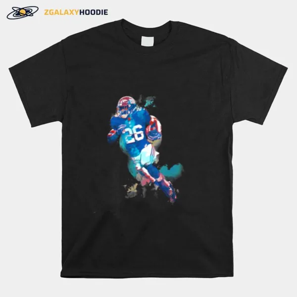 Giant Saq Barkley Running Back Football Unisex T-Shirt